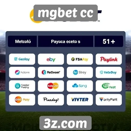Métodos de pagamento aceitos no mgbet cc